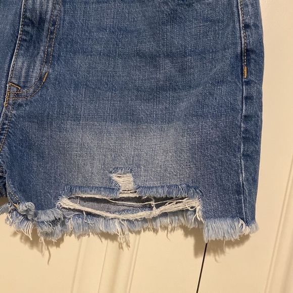 Kancan Distressed Denim Shorts - Picture 3 of 9